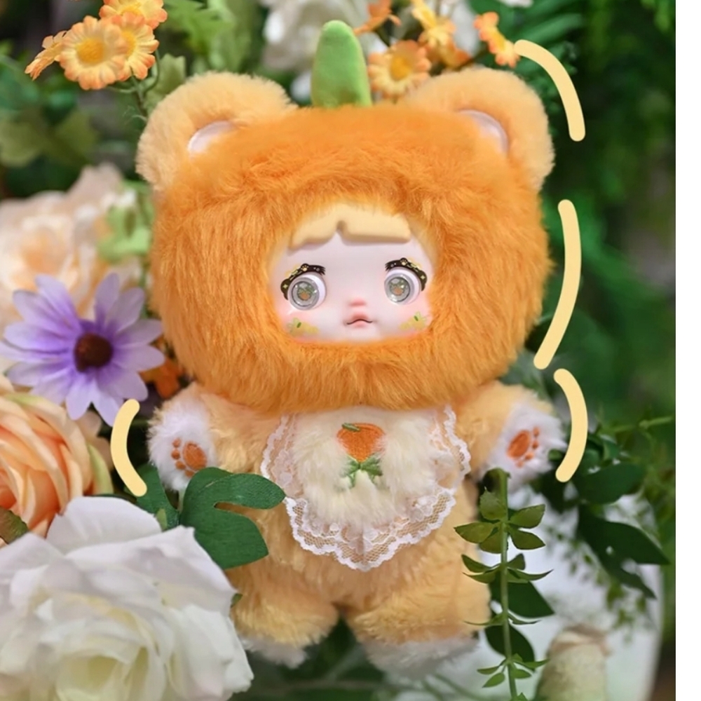 Nommi Interesting Fruits‎ Series Plush - NIB - Orange